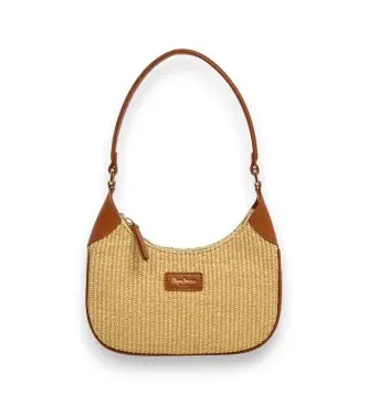 per donna PL0300176 Borsa Trish, beige e marrone (OSFA), Casual, Poliuretano