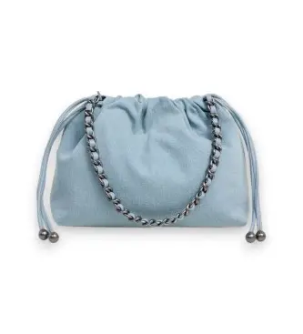 per donna PL0300179 Borsa blu vera (OSFA), Casual, Cotone