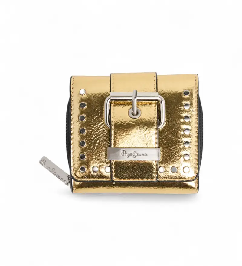 per donna. PL0700056 Portafoglio in oro Sally (OSFA), Casual, Poliuretano