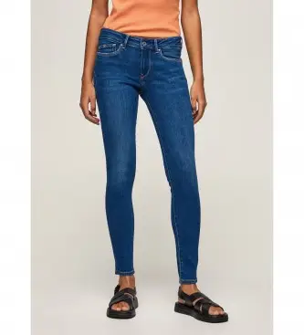 per donna PL204169GW1 Pixie Jean blu (27/32), Casual, Cotone, Denim, Sostenibile Blu medio