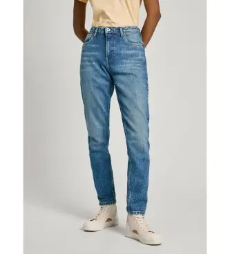 per donna PL204591RI3 Jeans affusolati blu Hw (25/30), Casual, Cotone, Denim, Sostenibile Blu medio