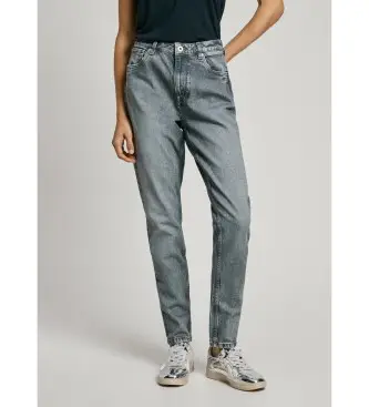 per donna PL204591UN0 Jeans affusolati grigio viola (31/30), Casual, Cotone, Denim