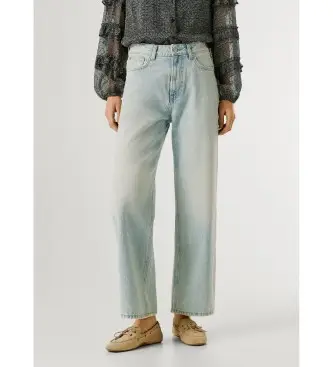 per donna PL20473182V1 Jeans dritti blu Lexa (27/28), Casual, Cotone, Denim