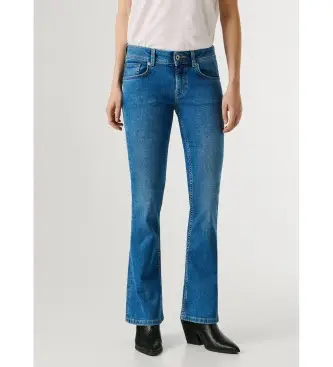 per donna PL20473664FE Jeans a zampa blu Pimlico (29/32), Casual, Cotone, Denim Blu medio