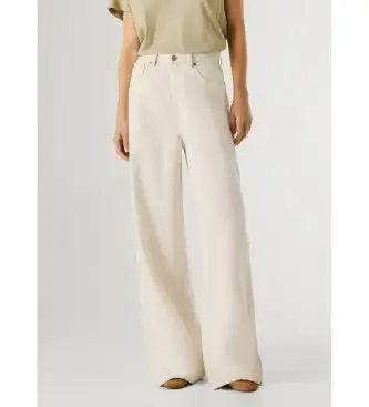 per donna PL20474041S0 Jeans a gamba larga Pantaloni blu Uhw Jaimy (28/34), Beige, Casual, Cotone