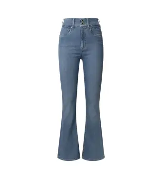 per donna PL205010ND0 Jeans Flare Contour Uhw blu (25/32), Casual, Cotone, Denim