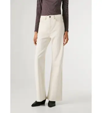 per donna PL20508051CB Pantaloni svasati beige Willa (24/30), Casual, Cotone