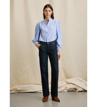 per donna PL2050893 Jeans W11 Straight blu navy (25/30), Casual, Cotone, Denim