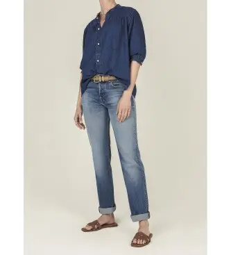 per donna PL2051038 Jeans primaverili Straight Arrow (26/32), Blu, Casual, Cotone, Denim