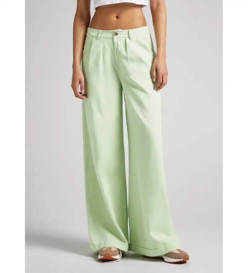 per donna. PL211649 Pantalone Monna verde (M), Casual, Lyocell, Sostenibile