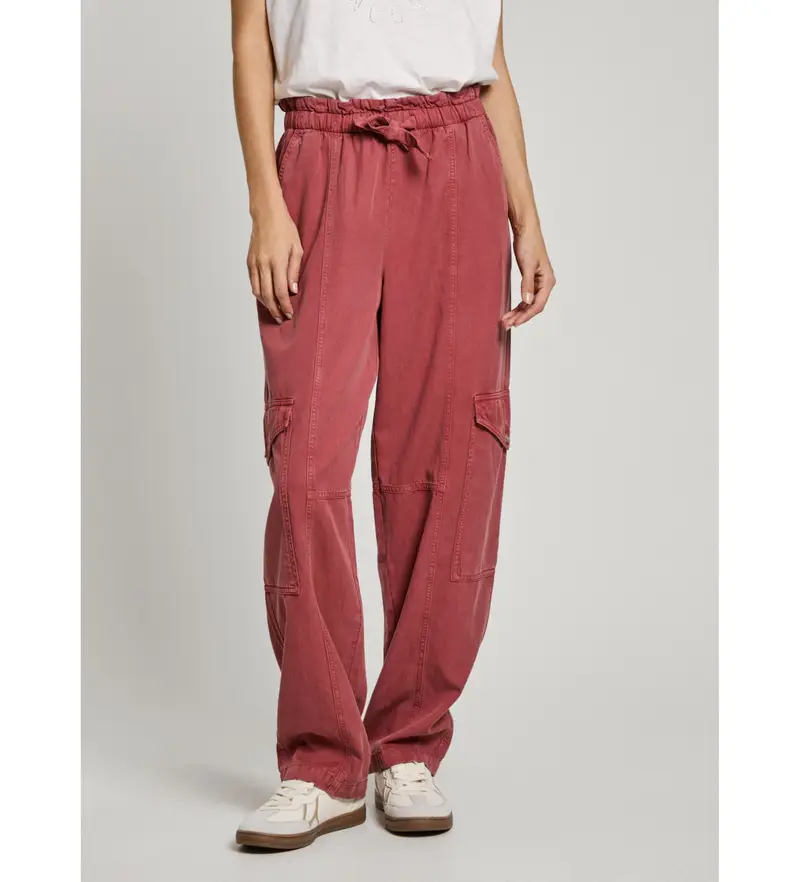 Pepe Jeans Pantaloni cargo Donna Rosso 2678660