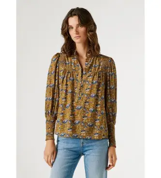 per donna PL3051384 Maglietta arancione Aime (L), Casual, Viscosa, Manica lunga