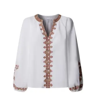 per donna PL3051449 Blusa beige Beliz (XS), Casual, Cotone