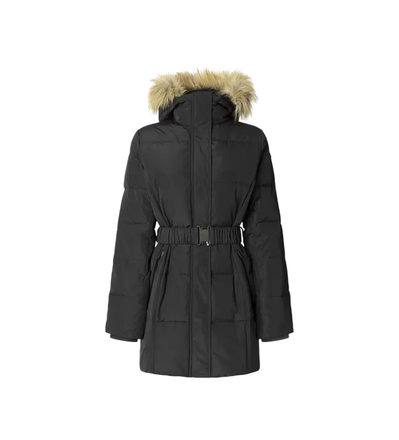 per donna. PL4024336 Cappotto nero Sarah (S), Casual, Poliestere