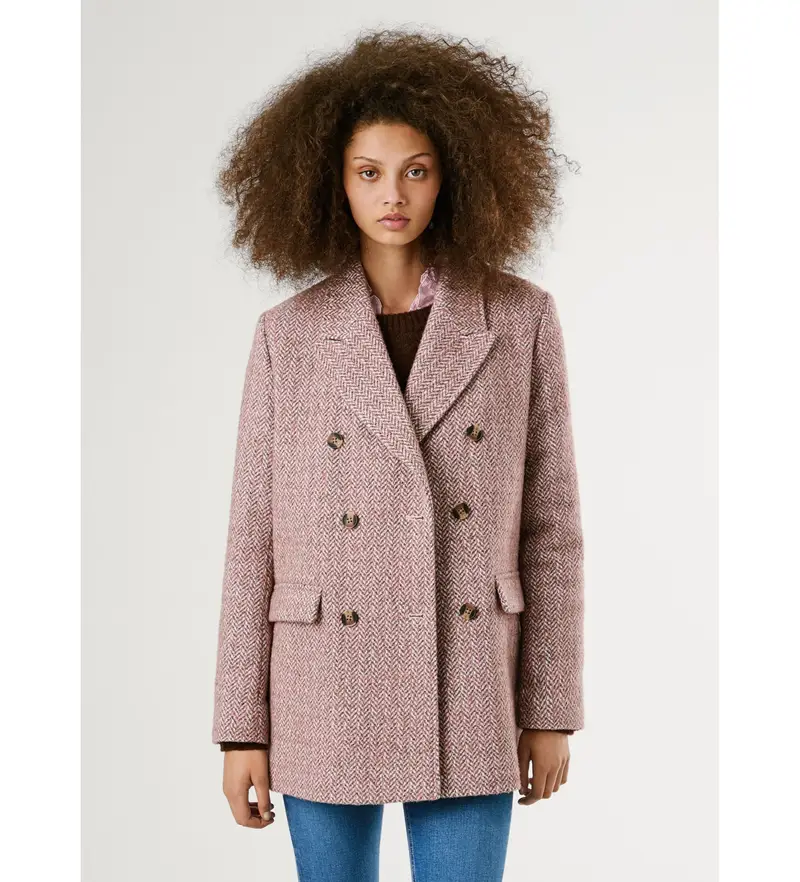 per donna PL4024360 Cappotto rosa Salomè (M), Casual, Poliestere