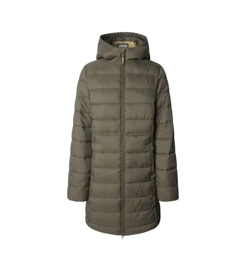 per donna. PL4024372 Cappotto lungo verde Sally (S), Casual, Poliamide