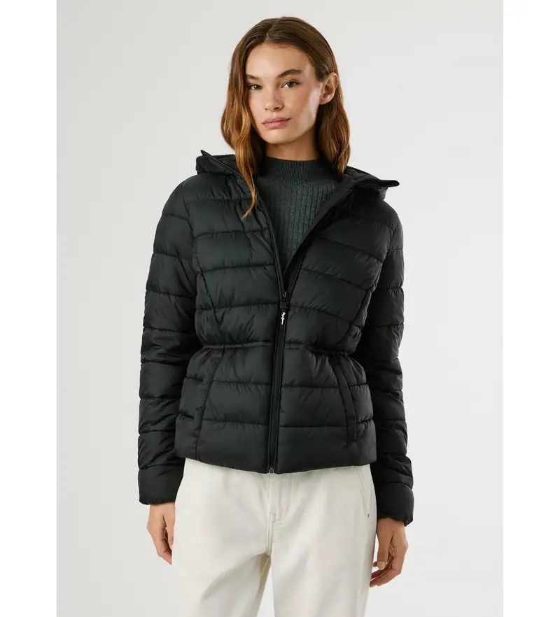 per donna. PL4024378 Giacca nera di Sally (M), Nero, Casual, Poliamide