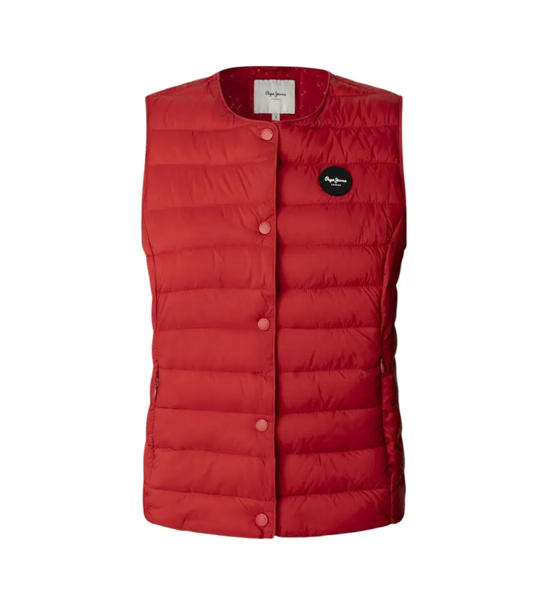 Pepe Jeans Gilet Donna Rosso 4057973