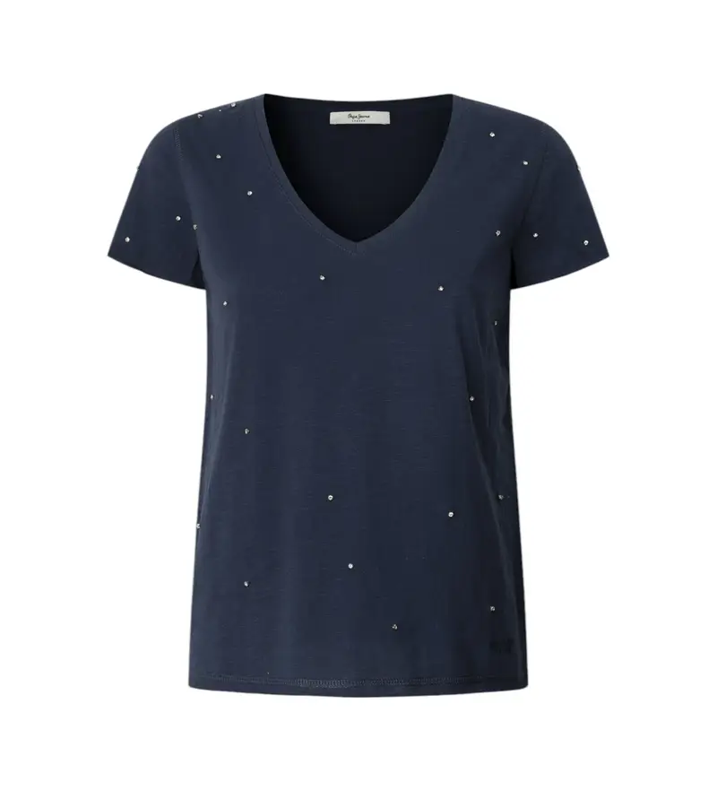 per donna PL506023 Maglietta Rolly blu (S), Casual, Cotone, Manica corta