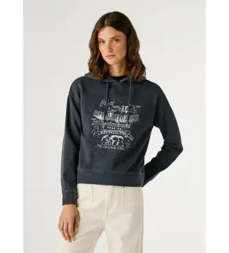 per donna PL5800010 Felpa grigia Blake (L), Grigio, Cotone, Manica lunga