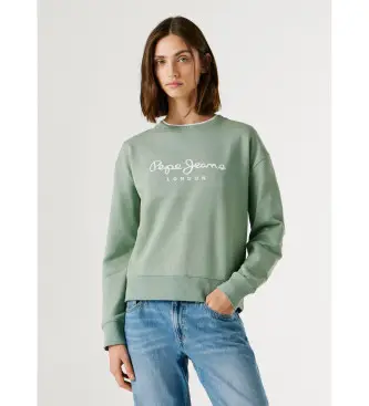 per donna PL5800072 Felpa verde Maty (L), Casual, Cotone