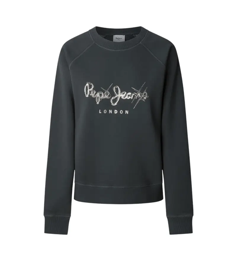 per donna PL581467 Felpa nera Lupita (XS), Nero, Casual, Poliestere