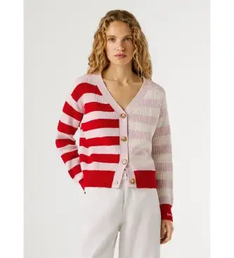 Pepe Jeans Cardigan Donna Rosso 4235678