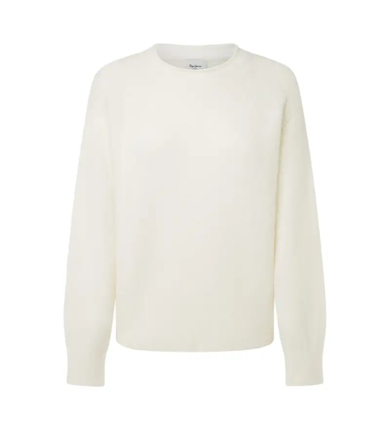 per donna PL702192 Maglione bianco Irma Crew (XS), Casual, Acrilico