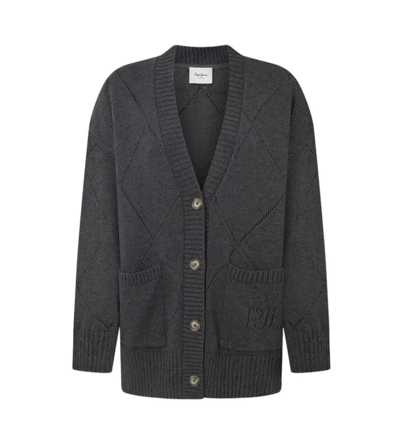 Pepe Jeans Cardigan Donna Grigio 4046977