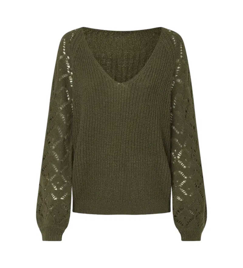 per donna. PL702219 Maglione verde Hailey (S), Casual, Acrilico