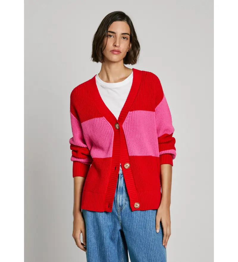 Pepe Jeans Cardigan Donna Rosso 4057976