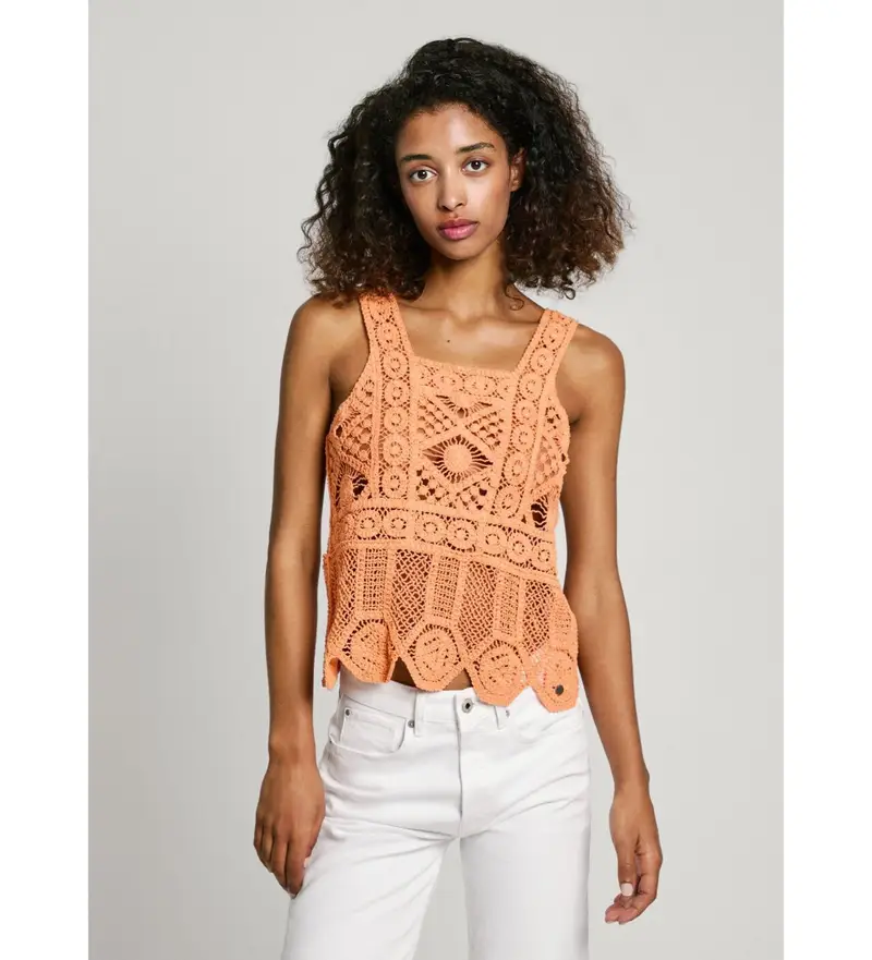 Pepe Jeans Top Donna Arancione 4034330