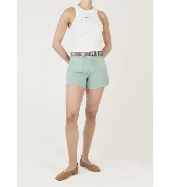 per donna PL80000300S1 Pantaloncini verdi Rachel (26), Casual, Verde, Cotone, Denim