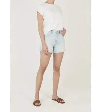 per donna PL80000322S1 Pantaloncini azzurri Rachel (32), Blu, Casual, Cotone, Denim