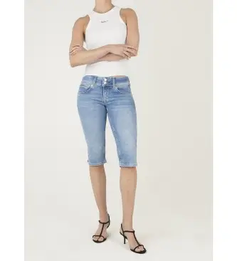 per donna PL80000363UA Pantaloncini di jeans corti blu Venus (24), Casual, Cotone, Denim