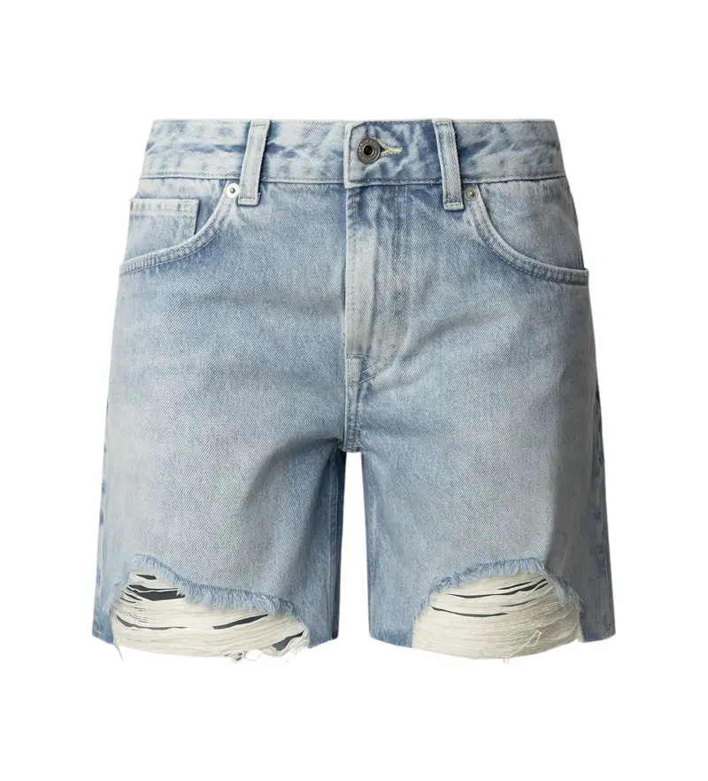 per donna PL801186MQ7 Pantaloncini blu normali usurati (31), Casual, Cotone, Denim