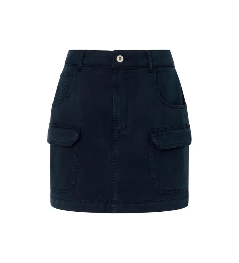 per donna PL901102 Gonna Tara blu scuro (XS), Casual, Cotone, Navy