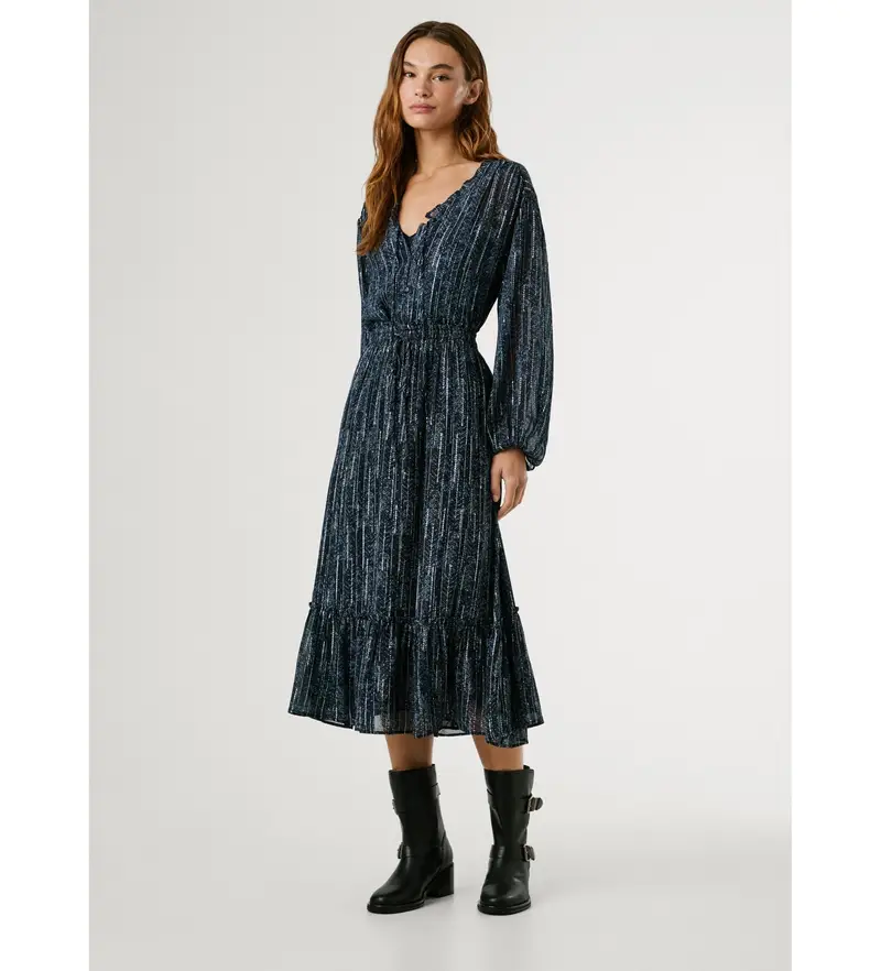 per donna PL9011882 Gonna blu navy Michelle (L), Casual, Viscosa