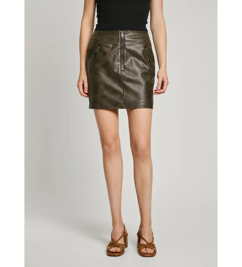 per donna. PL901204 Gonna Grifone Verde (XS), Casual, Poliestere