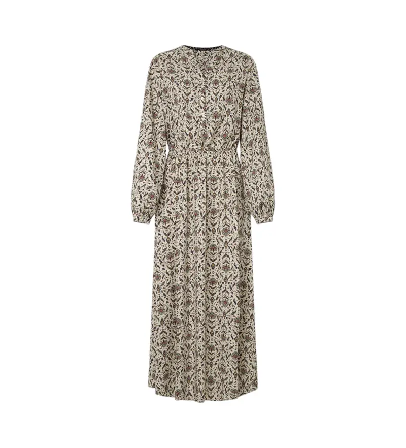 per donna PL953601 Abito Kris bianco sporco (XS), Casual, Rayon, Manica lunga