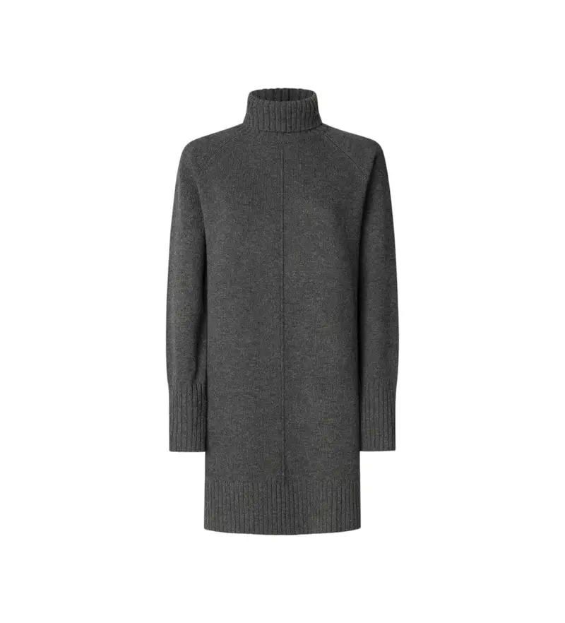 per donna PL9537714 Abito grigio Carola (L), Casual, Poliestere, Manica lunga