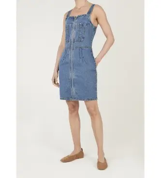 per donna PL9537846 Abito Blue Island (L), Casual, Cotone, Senza maniche / cinghie Blu medio