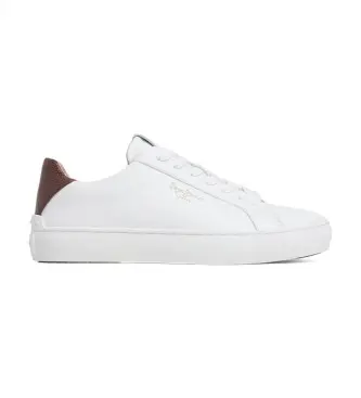 per donna PLS00030 Sneaker Camden Curve in pelle bianca (41), Bianco, Basso, Stringhe, Casual