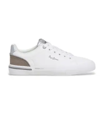 per donna PLS300009 Sneakers bianche Kenton Campus (36), Bianco, Basso, Stringhe, Casual