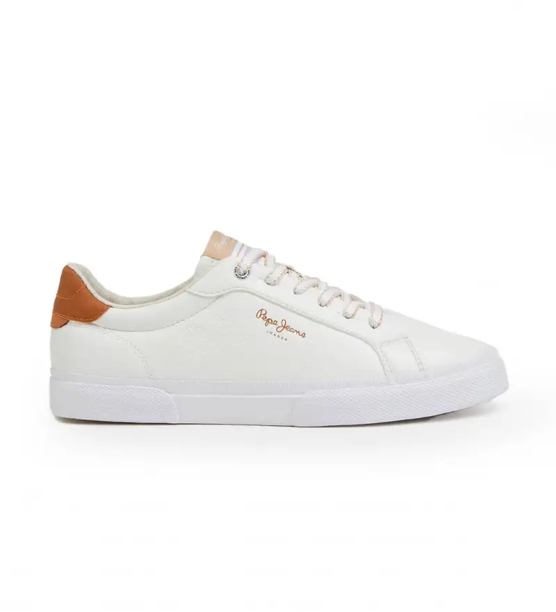 per donna PLS31445 Scarpe classiche bianche Kenton Max (39), Bianco, Basso, Stringhe, Casual