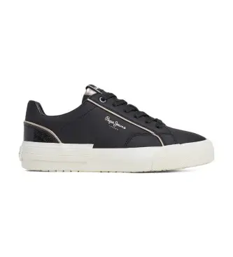 per donna PLS31580 Scarpe da ginnastica Allen Twin nere (37), Nero, Basso, Stringhe, Casual
