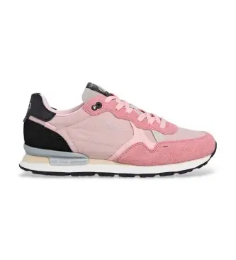 per donna PLS400006 Sneakers Brit Air rosa (39), Basso, Stringhe, Casual