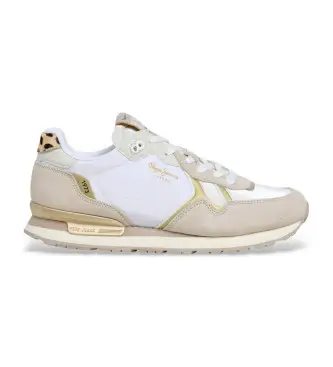 per donna PLS400023 Sneakers beige Britlen (36), Basso, Stringhe, Casual