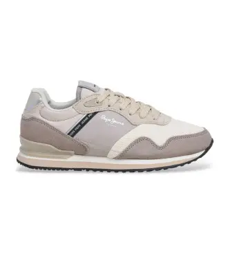 per donna PLS400025 Sneakers grigie London Sand (36), Basso, Stringhe, Casual, Grigio