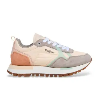 per donna PLS400026 Sneakers multicolor Ari Fresh (36), Basso, Stringhe, Casual, Multicolore Pelle